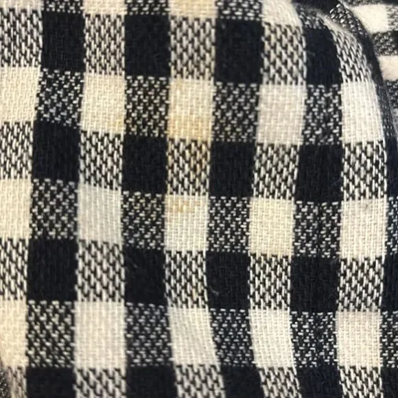 L.A.M.B. Asymmetrical Gingham Double-Zip Hooded Bomber with Cropped Sleeves - Picture 11 of 12